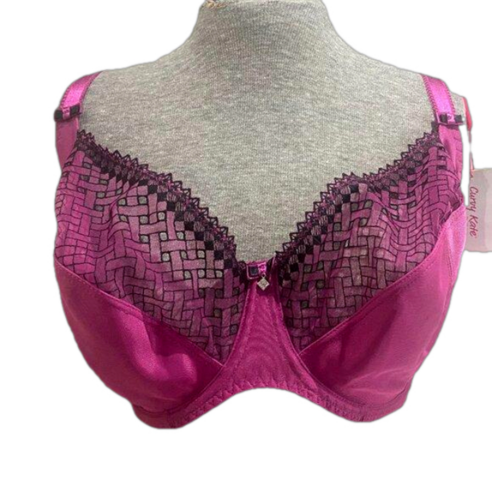 Curvy Kate GIA Balcony Bra US 30J CK2101 Boysenberry/Black